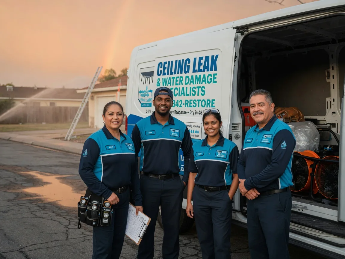 Ceiling Leak Cleanup company in Rossburg, OH