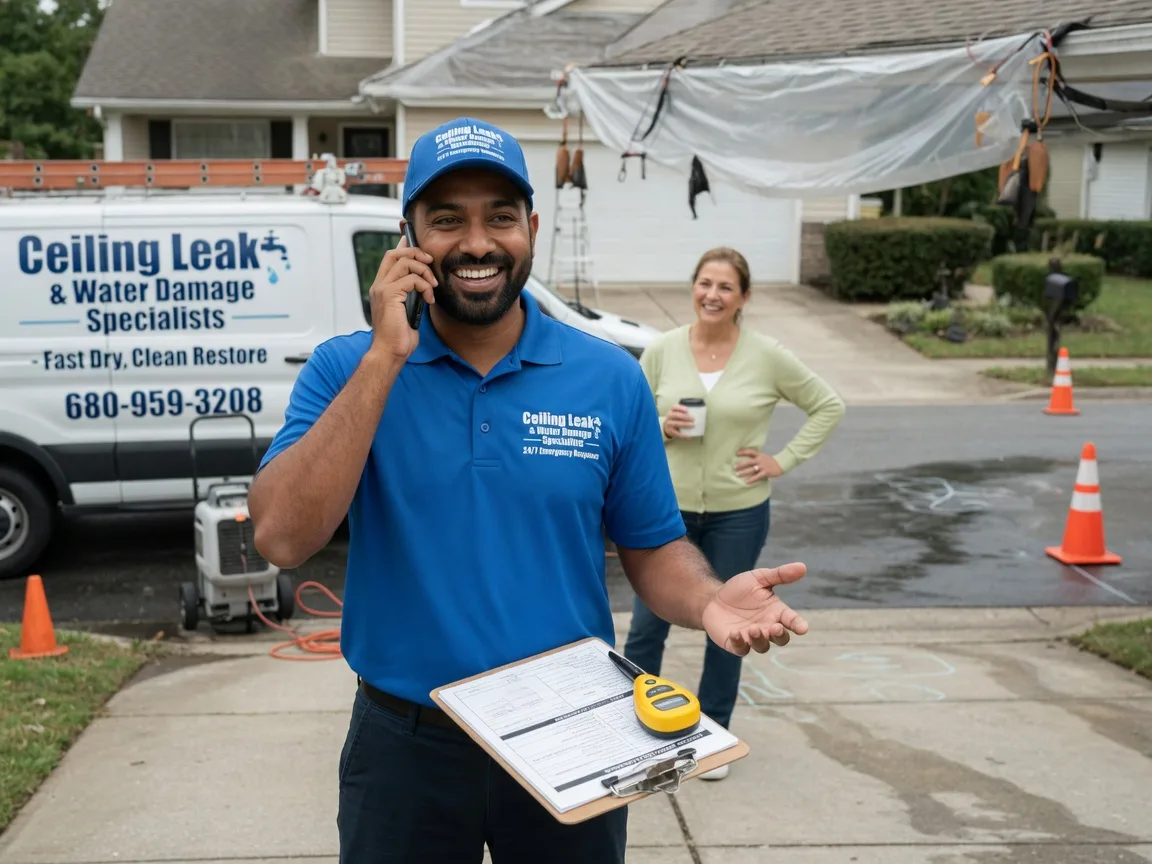 Ceiling Leak Cleanup Rossburg, OH FAQs